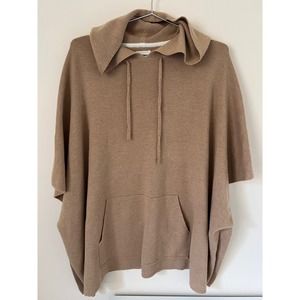 Lou & Grey Tan Poncho Sweater